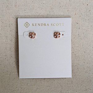 Kendra Scott Rue rose gold earrings